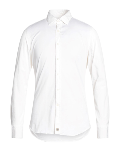 Shop Sonrisa Man Shirt White Size 16 Cotton, Elastane