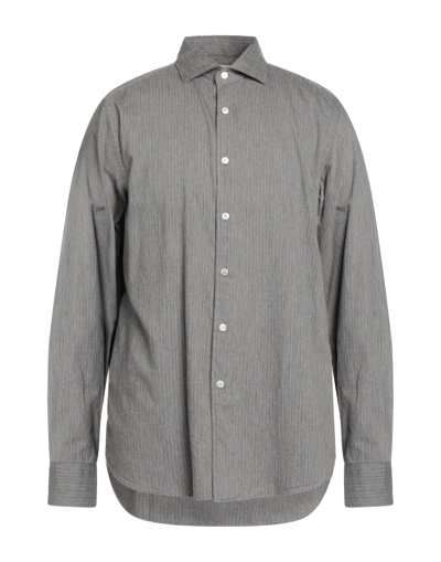Shop Koike Man Shirt Grey Size 17 Cotton