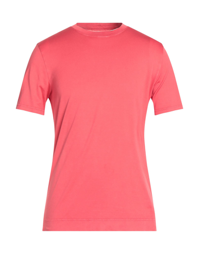Shop Fedeli T-shirts In Coral