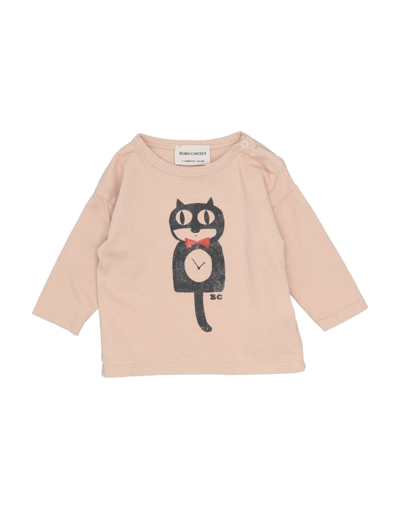 Shop Bobo Choses Newborn T-shirt Blush Size 3 Organic Cotton In Pink