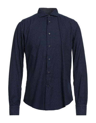 Shop Brian Dales Man Shirt Midnight Blue Size 16 ½ Cotton