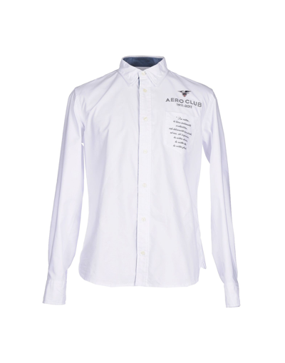 Shop Aero Club Shirts In White