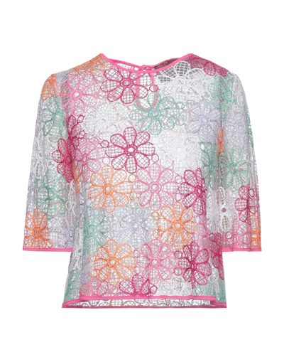 Shop Space Simona Corsellini Blouses In Pink