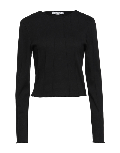 Shop Na-kd Woman T-shirt Black Size Xl Cotton, Elastane