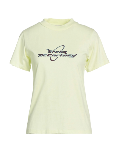 Shop Stella Mccartney Woman T-shirt Light Yellow Size 10-12 Cotton, Elastane