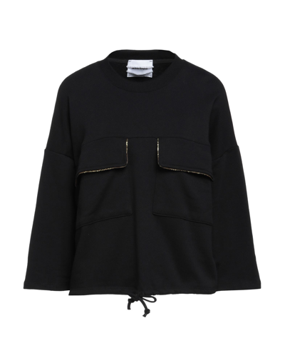 Shop Brand Unique Woman Sweatshirt Black Size 0 Cotton