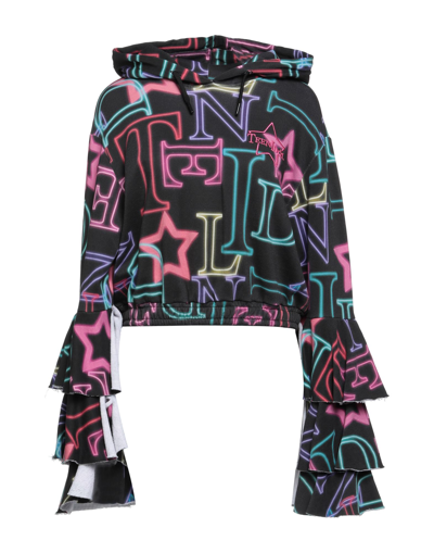 Shop Teen Idol Woman Sweatshirt Black Size Xs Cotton