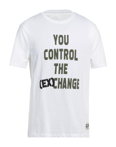 Armani Exchange T-shirts In White