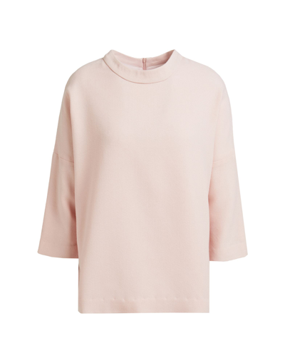 Shop Goat Woman Blouse Blush Size 10 Wool In Pink