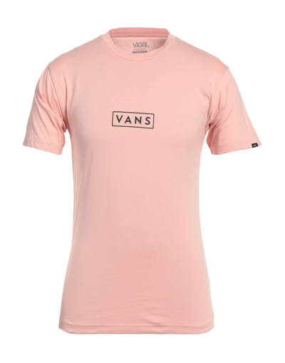 Shop Vans Man T-shirt Pink Size L Cotton