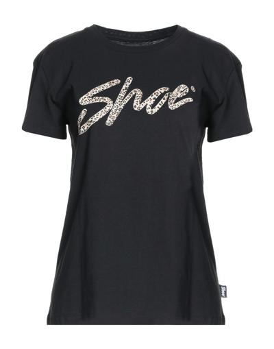 Shop Shoe® Shoe Woman T-shirt Black Size S Cotton