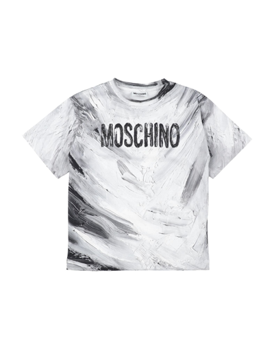 Shop Moschino Kid Toddler Boy T-shirt White Size 6 Cotton