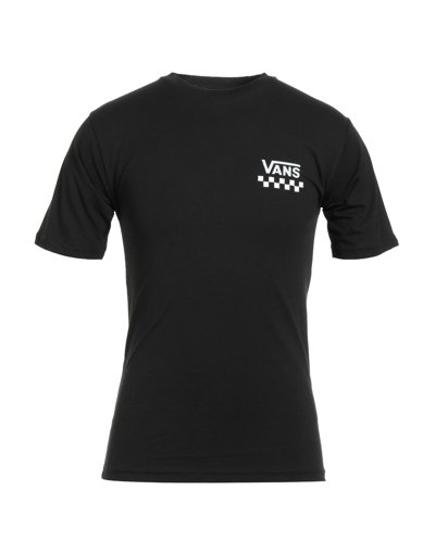 Shop Vans Man T-shirt Black Size S Cotton