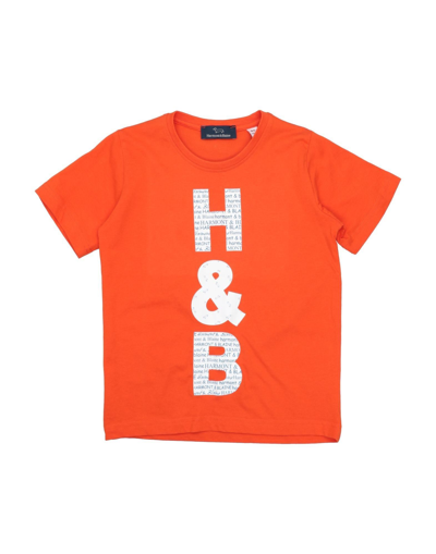 Shop Harmont & Blaine Man T-shirt Orange Size 6 Cotton