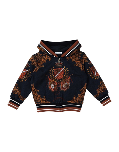 Shop Dolce & Gabbana Sweatshirts In Dark Blue