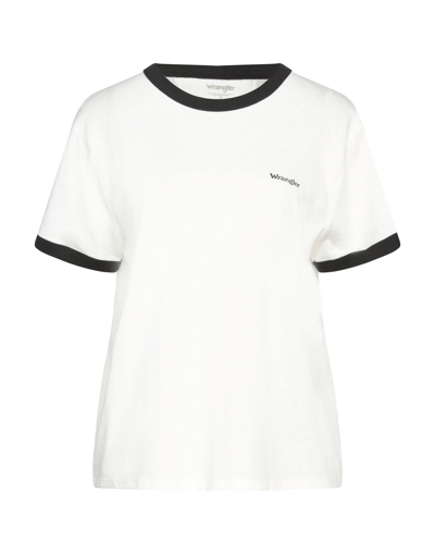 Shop Wrangler Woman T-shirt Ivory Size M Cotton In White