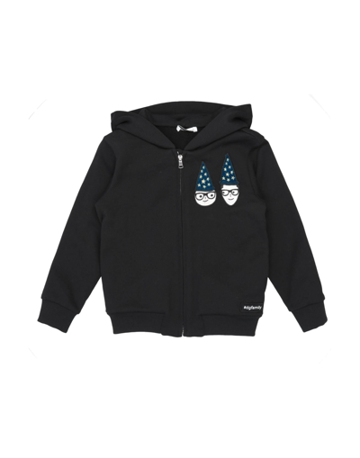 Shop Dolce & Gabbana Toddler Boy Sweatshirt Black Size 4 Cotton, Polyester, Viscose, Polyamide