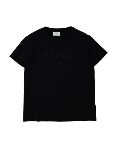 Shop Fendi T-shirts In Black