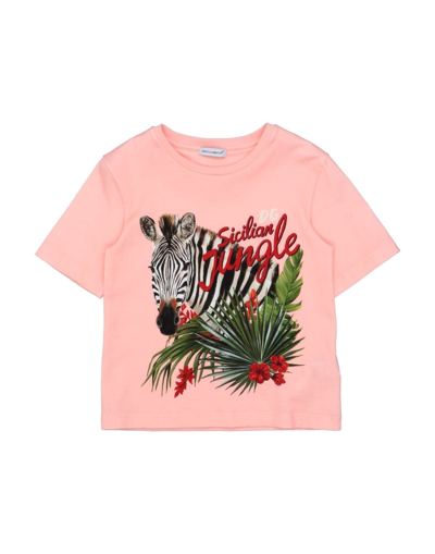 Shop Dolce & Gabbana T-shirts In Pink