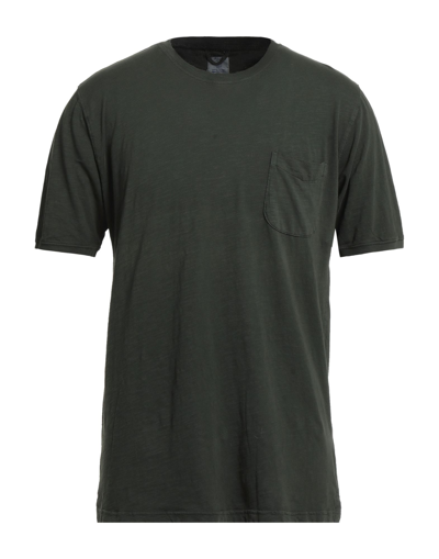 Shop R3d Wöôd Man T-shirt Military Green Size Xxl Cotton