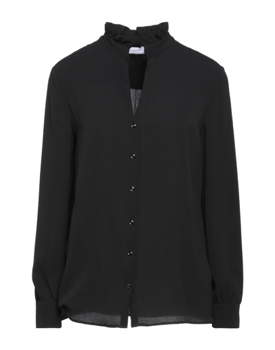 Shop Diana Gallesi Woman Shirt Black Size 4 Polyester, Elastane