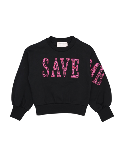 Shop Alberta Ferretti Sweatshirts In Black