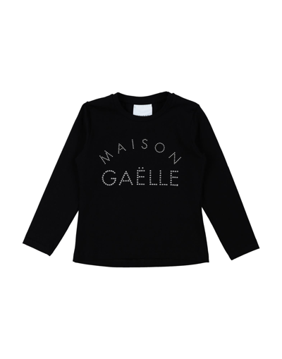 Shop Gaelle Paris Gaëlle Paris Toddler Girl T-shirt Black Size 6 Cotton, Elastane