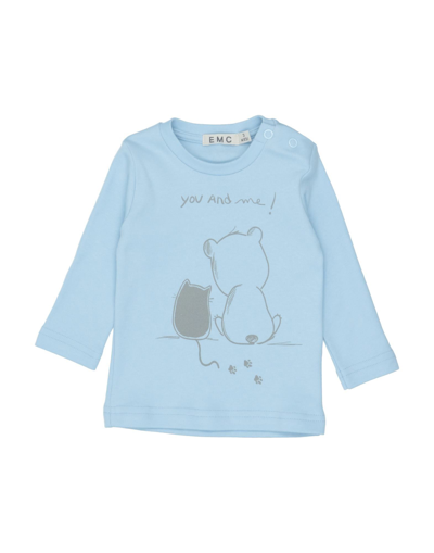 Shop Emc Everything Must Change Newborn Boy T-shirt Sky Blue Size 3 Cotton