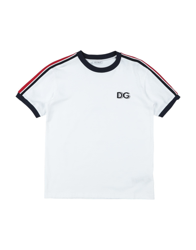 Shop Dolce & Gabbana Toddler Boy T-shirt White Size 6 Cotton, Elastane