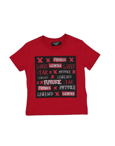 Shop Neil Barrett Toddler Boy T-shirt Red Size 6 Cotton