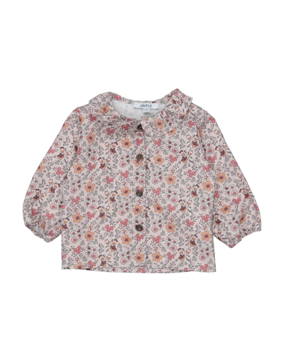 Shop Aletta Newborn Girl Shirt Blush Size 3 Cotton In Pink