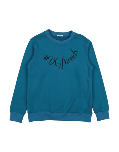Shop Dolce & Gabbana Toddler Boy Sweatshirt Deep Jade Size 7 Cotton In Green
