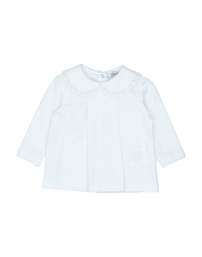 Shop Aletta Newborn Girl T-shirt White Size 3 Cotton, Elastane