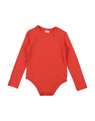 Shop Elisabetta Franchi Toddler Girl T-shirt Orange Size 6 Cotton, Elastane