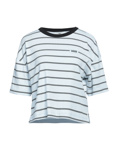Shop Vans Woman T-shirt Light Grey Size Xs Cotton, Polyester, Elastane