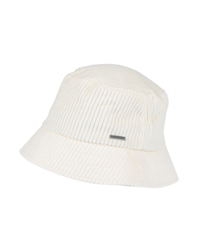Shop Barts Woman Hat Ivory Size S/m Cotton In White
