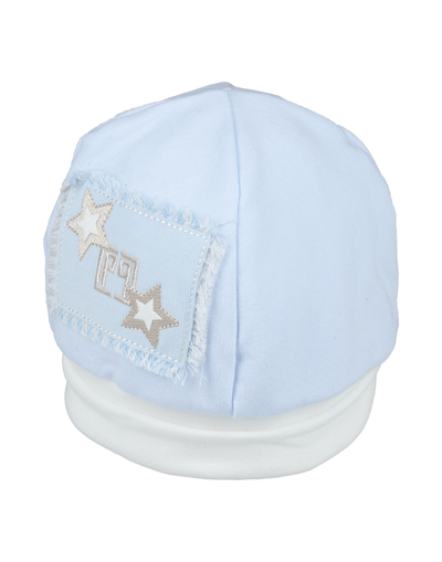 Shop Carlo Pignatelli Newborn Boy Hat Sky Blue Size 1 Cotton, Elastane