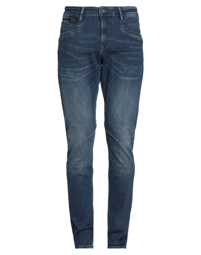 Shop Garcia Man Jeans Blue Size 28w-32l Cotton, Elastane