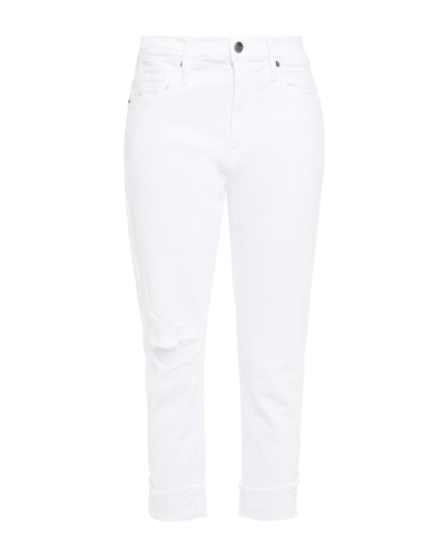 Shop Frame Woman Jeans White Size 31 Cotton, Polyester, Elastane