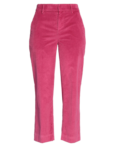 Shop Dondup Woman Pants Fuchsia Size 31 Cotton, Modal, Polyester, Elastane In Pink