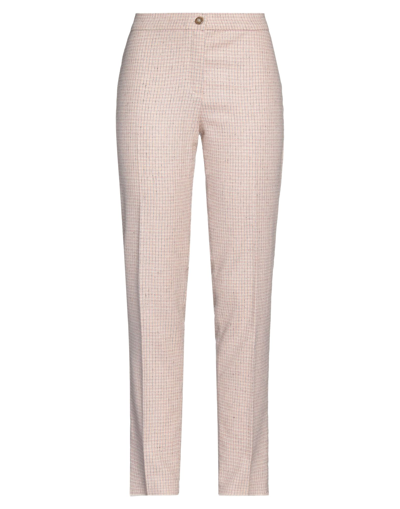 Shop Diana Gallesi Woman Pants Light Pink Size 8 Synthetic Fibers, Wool, Viscose, Acrylic, Silk
