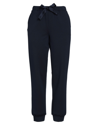 Shop Actitude By Twinset Pants In Dark Blue