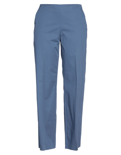 Shop Altea Woman Pants Slate Blue Size 12 Cotton, Elastane