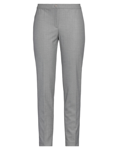 Shop Diana Gallesi Woman Pants Light Grey Size 10 Polyester, Viscose, Elastane
