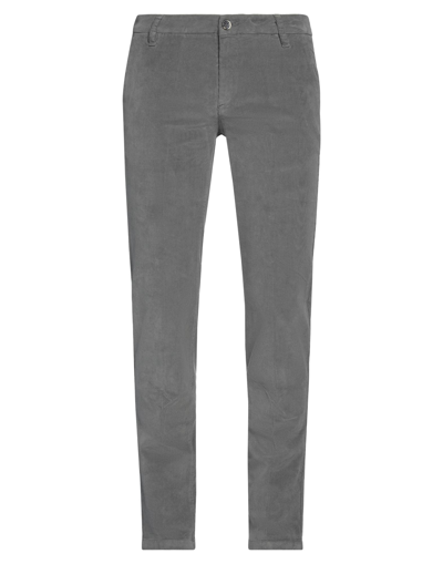Shop S.b. Concept S. B. Concept Man Pants Lead Size 30 Cotton, Elastane In Grey