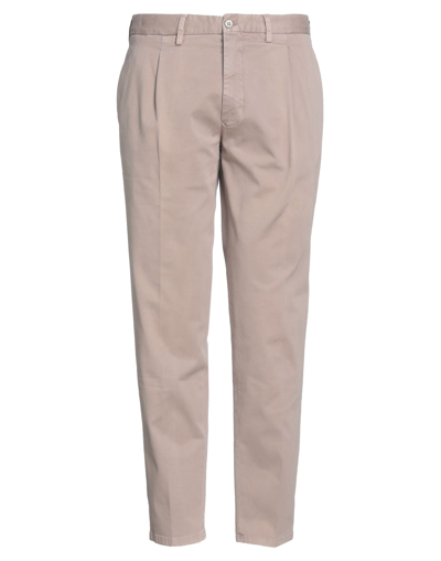 Shop Gio Zubon Man Pants Light Grey Size 34 Cotton, Elastane