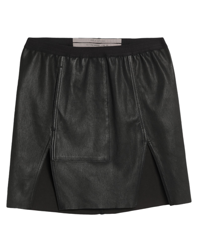 Shop Rick Owens Mini Skirts In Black