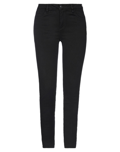 Shop Armani Exchange Woman Pants Black Size 25 Cotton, Polyester, Elastane