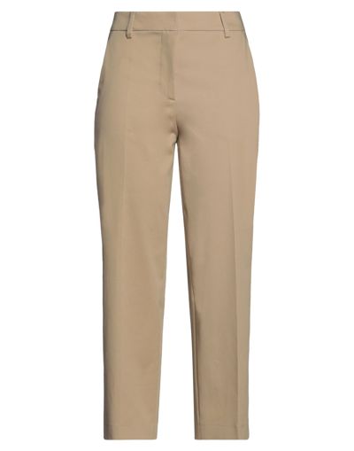 Shop Boutique Moschino Woman Pants Beige Size 8 Cotton, Elastane