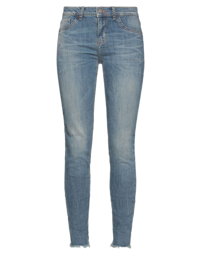 Shop Brian Dales Woman Jeans Blue Size 26 Cotton, Elastane